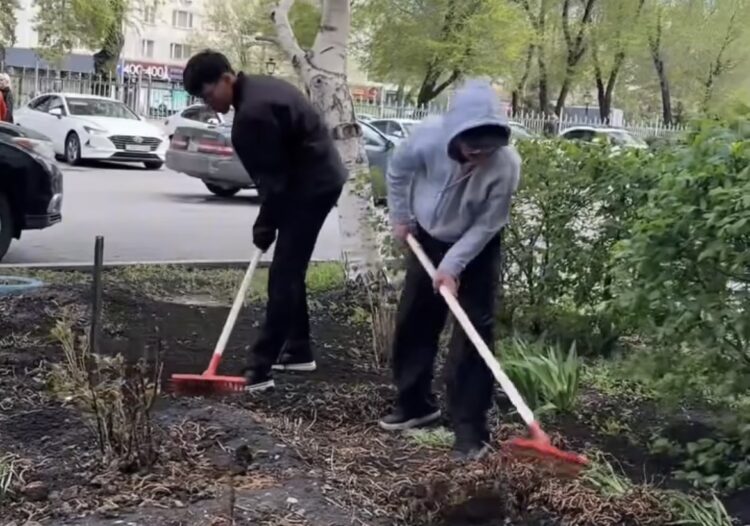 Акцию «Таза аула» активно поддержали жители города Талдыкорган