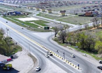 Новую дорожную развязку строят в Талдыкоргане