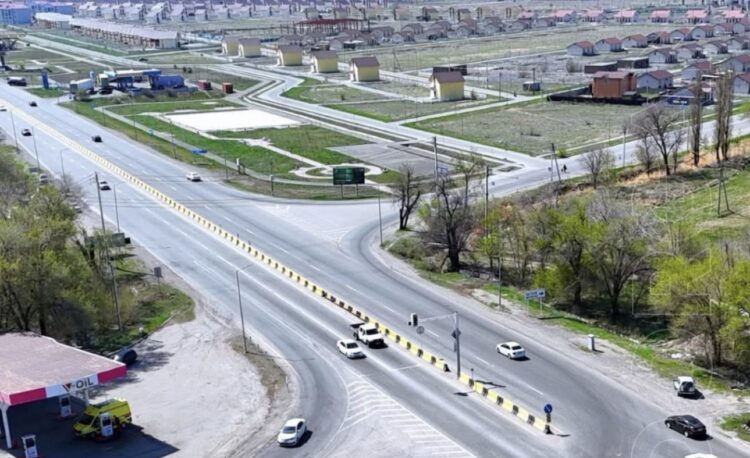 Новую дорожную развязку строят в Талдыкоргане