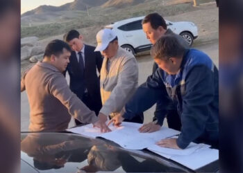 В Коксуском районе активно обновляют систему уличного освещения