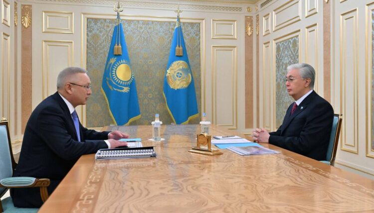 Касым-Жомарт Токаев принял акима области Жетісу
