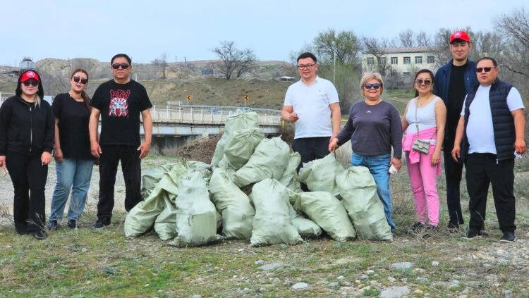 Филиал «НПК» области Жетісу провёл акцию «1000 километров чистоты»
