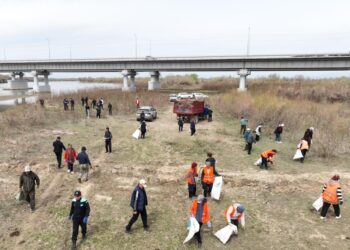 Жители Панфиловского района вывезли 100 тонн мусора в рамках акции «Taza Qazaqstan»