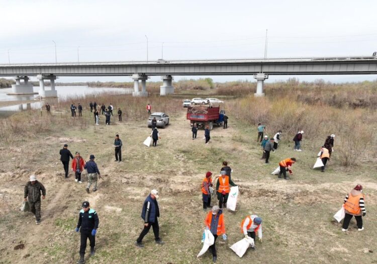 Жители Панфиловского района вывезли 100 тонн мусора в рамках акции «Taza Qazaqstan»