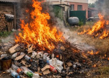 В Жетісу напомнили о штрафах за сжигание мусора