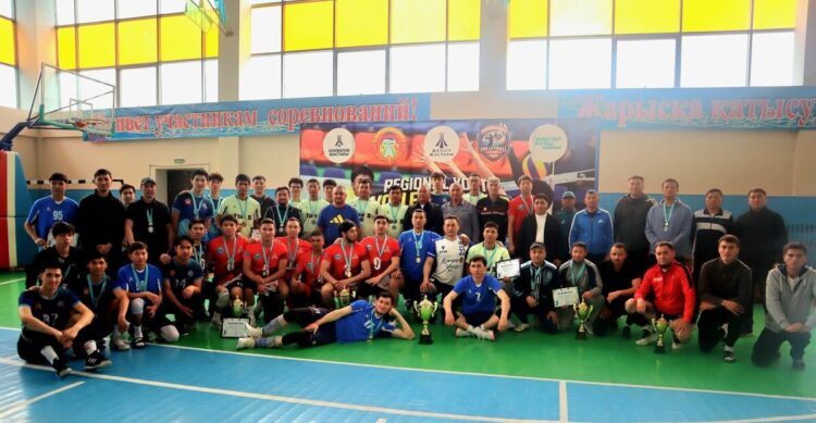 В Панфиловском районе стартовала Региональная лига по волейболу