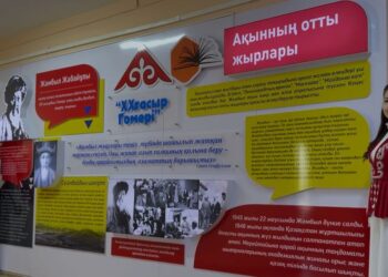 В Жаркенте открыли именной кабинет к 180-летию Жамбыла Жабаева