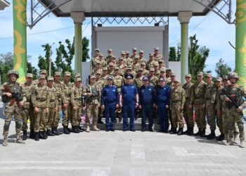 Военнослужащих срочной службы проводили в запас в Уштобе
