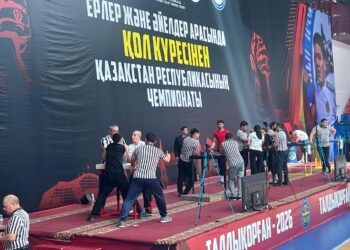Чемпионат Казахстана по армрестлингу стартовал в Талдыкоргане