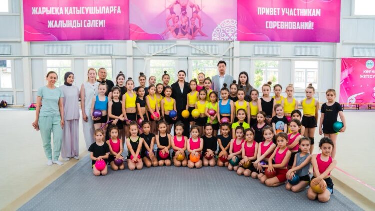 Алия Юсупова оценила условия для юных гимнасток в Талдыкоргане
