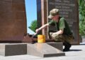 Талдыкорганские курсанты поддержали акцию «Таза Қазақстан»
