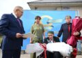 Бейбит Исабаев поздравил ветерана войны в Талдыкоргане