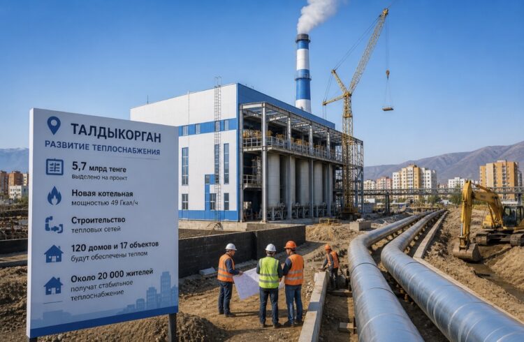 На развитие теплоснабжения Талдыкоргана направят 5,7 млрд тенге