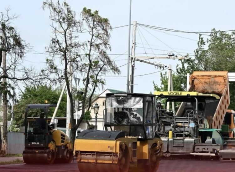 В Талдыкоргане временно перекроют участок улицы Абая из-за дорожных работ