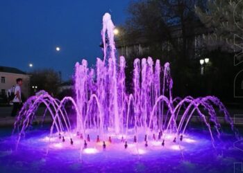 Сезон фонтанов открылся в Талдыкоргане