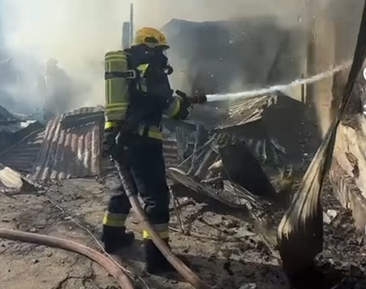 Пожар в частном секторе Талдыкоргана оперативно ликвидировали спасатели