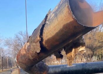 Реконструкция изношенной теплотрассы началась в Талдыкоргане