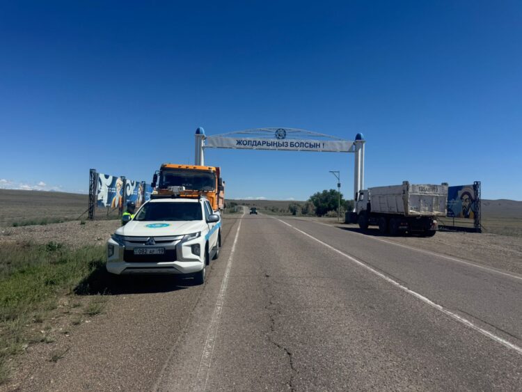 Полиция перекрывает каналы нелегального вывоза щебня и песка в Жетiсу