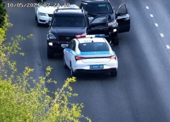 Пьяного водителя в Талдыкоргане своевременно остановили полицейские