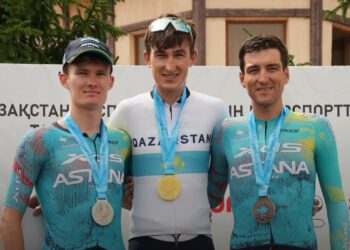 Велогонщики Жетісу завоевали медали на чемпионате Казахстана