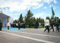 В Астане отдали дань уважения государственным символам страны