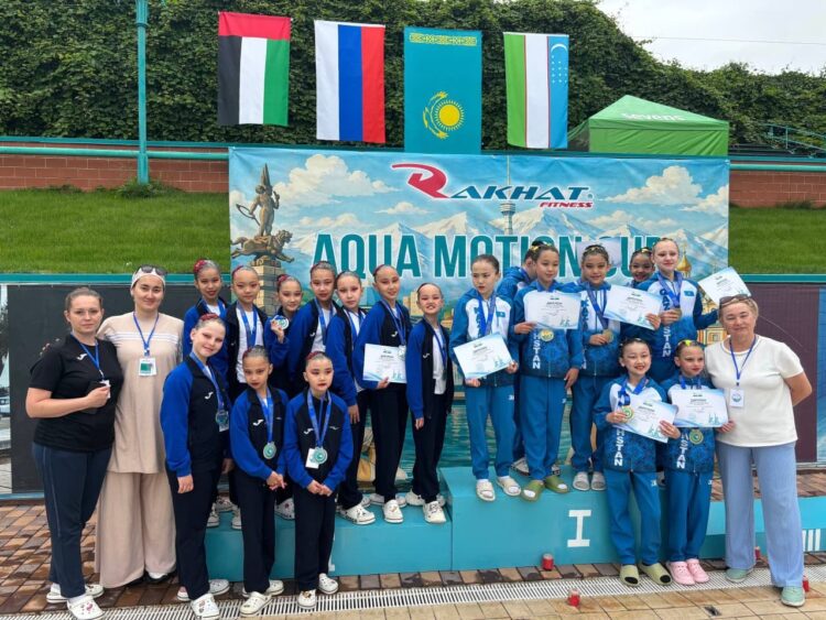 Жетысуские пловчихи успешно выступили на Aqua Motion Cup
