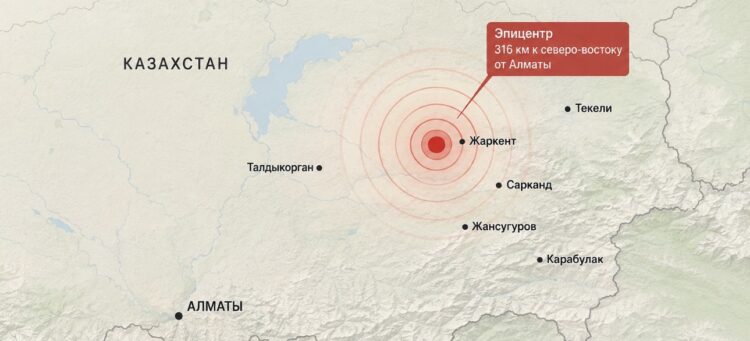 Землетрясение в Жетісу: Ситуацию прокомментировали в ДЧС