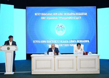 Бейбит Исабаев встретился с жителями Коксуского района