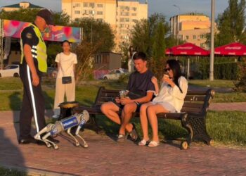 Роботы на страже порядка в Жетісу
