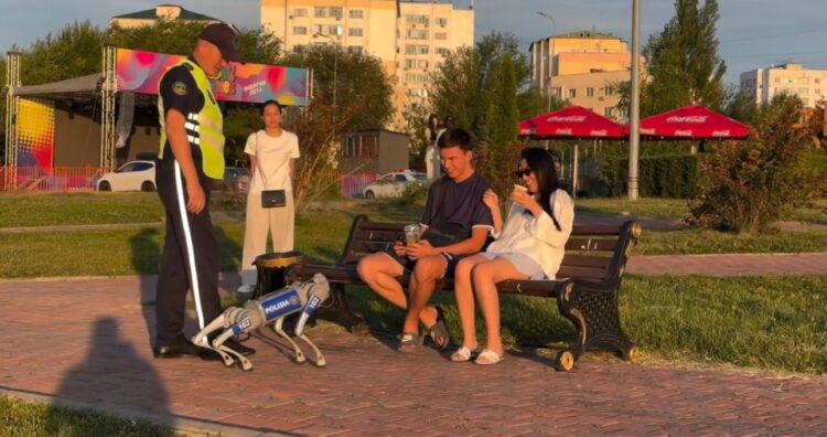 Роботы на страже порядка в Жетісу