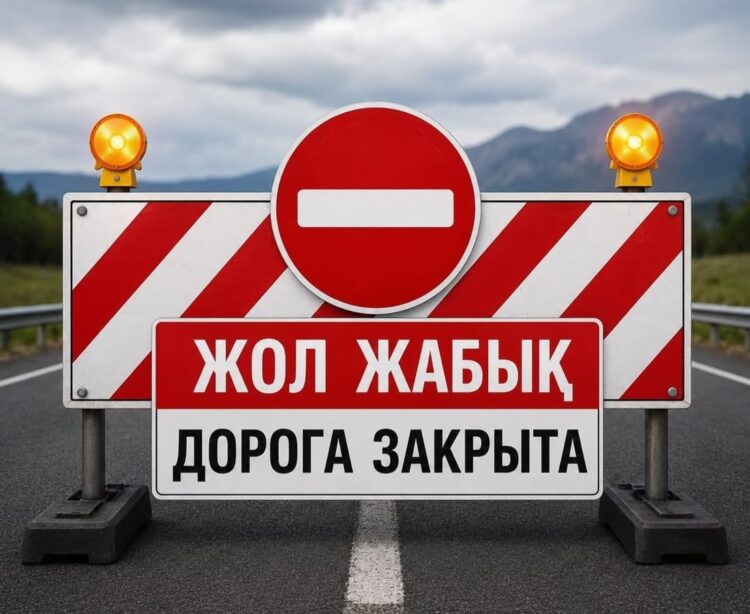 Временно закрыто движение на участке республиканской трассы «Коктал — Жаркент»