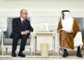Президент Казахстана встретился с Эмиром Катара