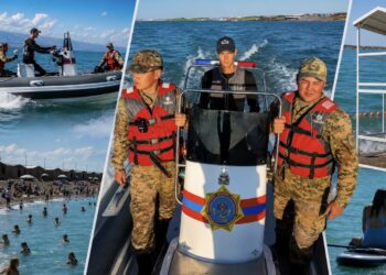 Безопасный отдых: на Алаколе и Балхаше спасатели круглосуточно несут службу