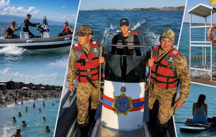 Безопасный отдых: на Алаколе и Балхаше спасатели круглосуточно несут службу
