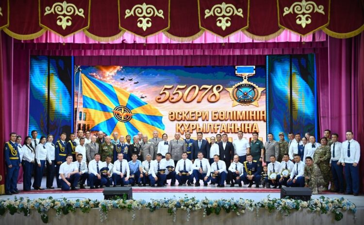 В Уштобе отметили 85-летний юбилей воинской части 55078