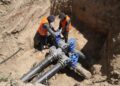 В Сарыозеке приступили ко второму этапу модернизации водопровода