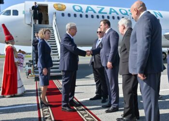 Касым-Жомарт Токаев прибыл с визитом в Омск
