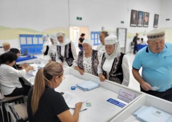Жители Кербулакского района удивили окружающих своим красивым образом