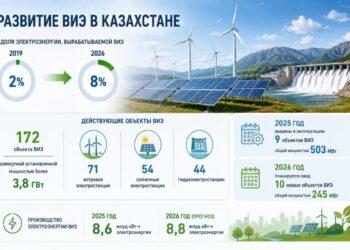Казахстан наращивает мощность «зеленой» энергетики