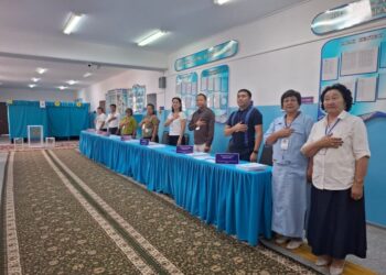 42 избирательных участка работают в штатном режиме в Аксуском районе