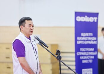 Чемпионки Казахстана во волейболу поддержали инициативы «Әділет»