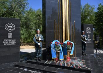 В Талдыкоргане почтили память жертв ядерных испытаний
