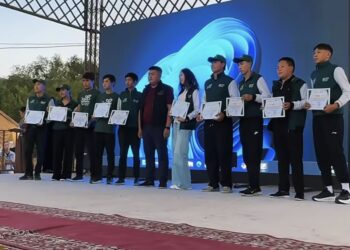 Закрытие XXII трудового сезона молодежных отрядов «JASYL EL» прошло в Саркане