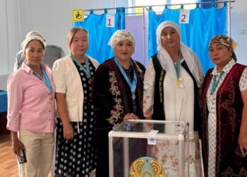 Многодетные матери села Коктума проголосовали за светлое будущее детей