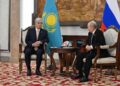 Токаев и Путин обсудили развитие сотрудничества на полях саммита ШОС