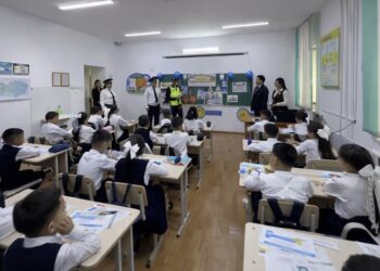 Безопасность школьников — в приоритете талдыкорганских полицейских