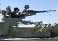 Танкисты Сарыозекского гарнизона проверили боевую готовность