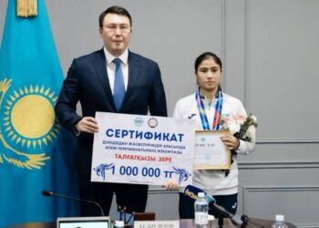 Жетысусцы отмечают успех юной дзюдоистки Зере Талгаткызы