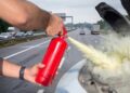МЧС РК дало пошаговую инструкцию на случай возгорания автомобиля