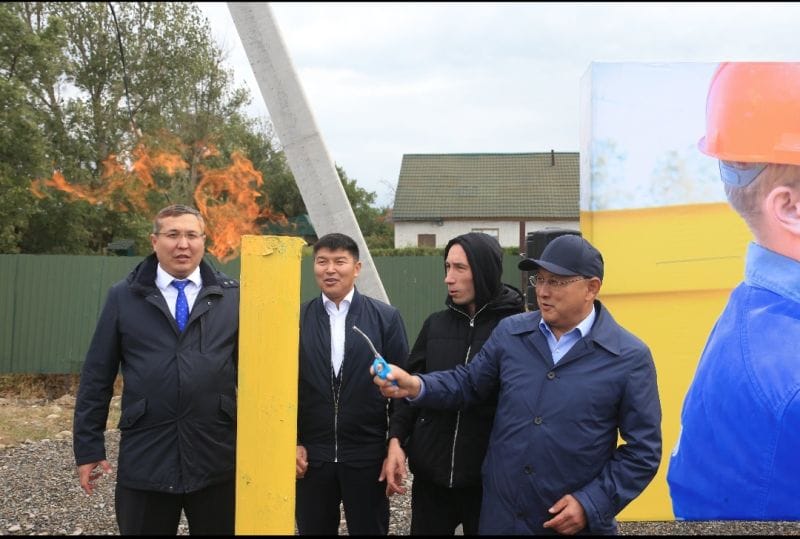 Талдыкорганский дачный массив "Уйтас" подключили к газу